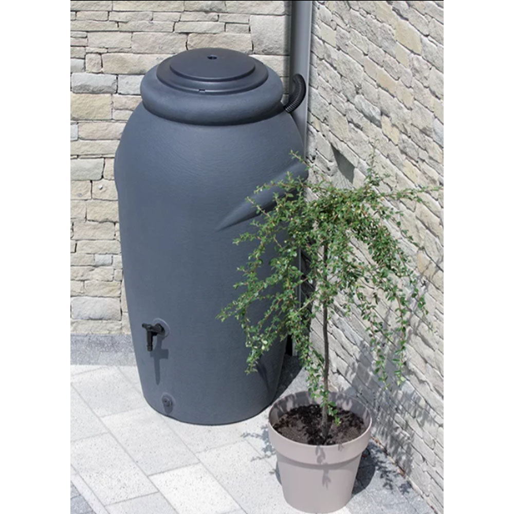 Tanque de agua de lluvia Prosperplast Aquacan Baby, 210l , Antracita | Tanques de agua de lluvia | Depositos de agua |