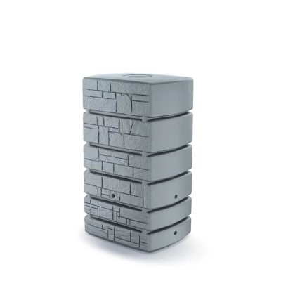 Tanque de agua de lluvia HydroMoby Arves Tower Stone , 500L, Gris - Tanques de agua de lluvia