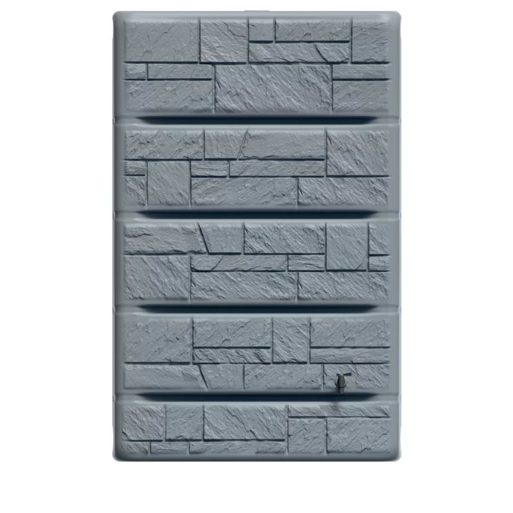Tanque de agua de lluvia Prosperplast Arves Wall Stone, 400L, Gris | Tanques de agua de lluvia | Depositos de agua |