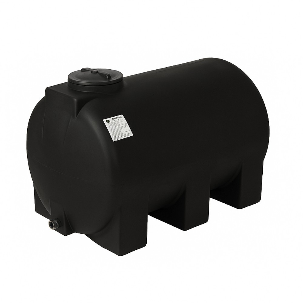 Depósito de agua potable MAVIL, cilíndrico horizontal de 500 L (negro) | Depositos de agua potable |  |