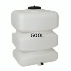 Tanque blanco para agua potable 500 litros