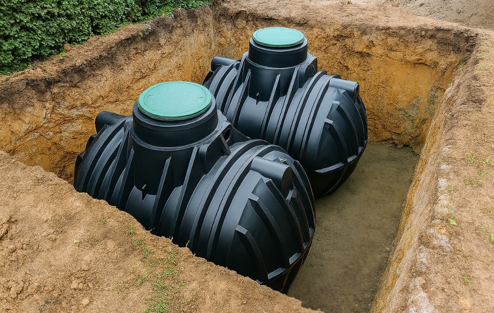 Tanques de agua para instalación subterránea