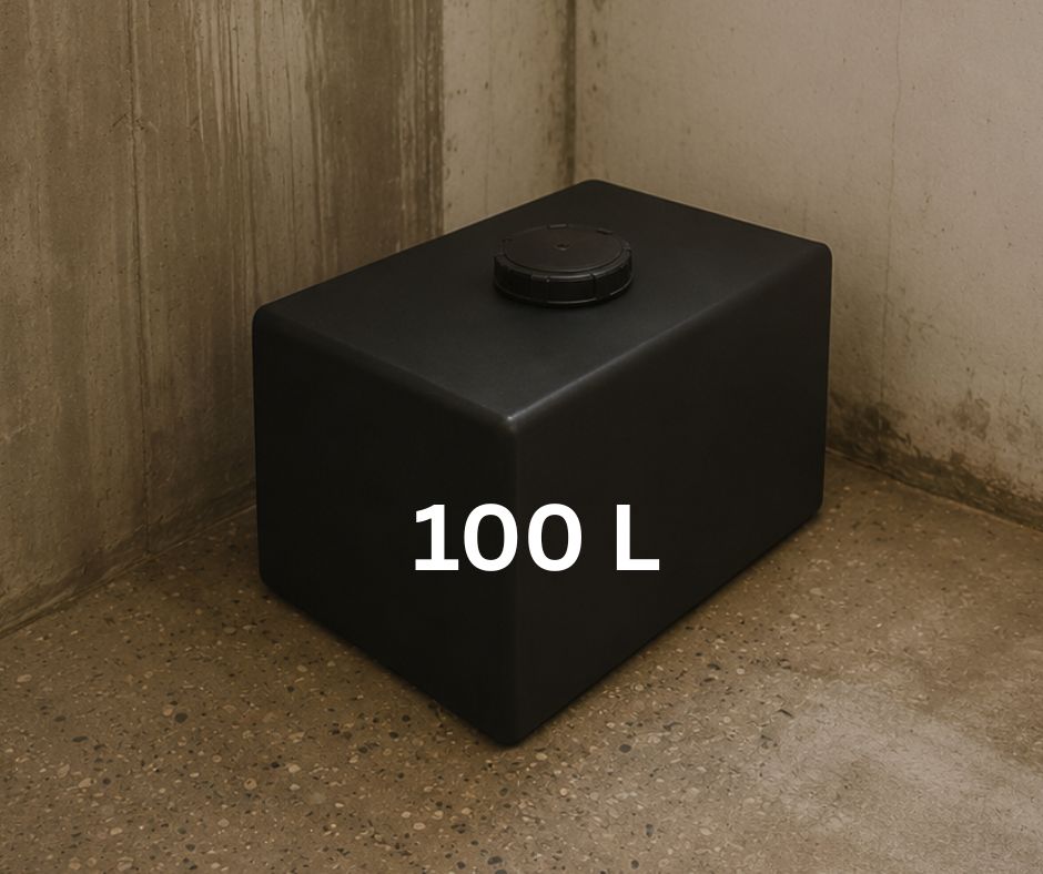 Tanques de agua de 100 litros